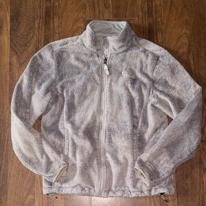 Northface ositio fleece grey jacket - woman’s large